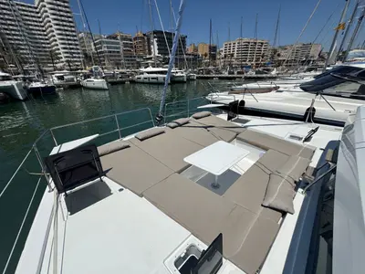 Maïgane 717/2025, a Bali Catsmart catamaran at Palma de Mallorca, Spain