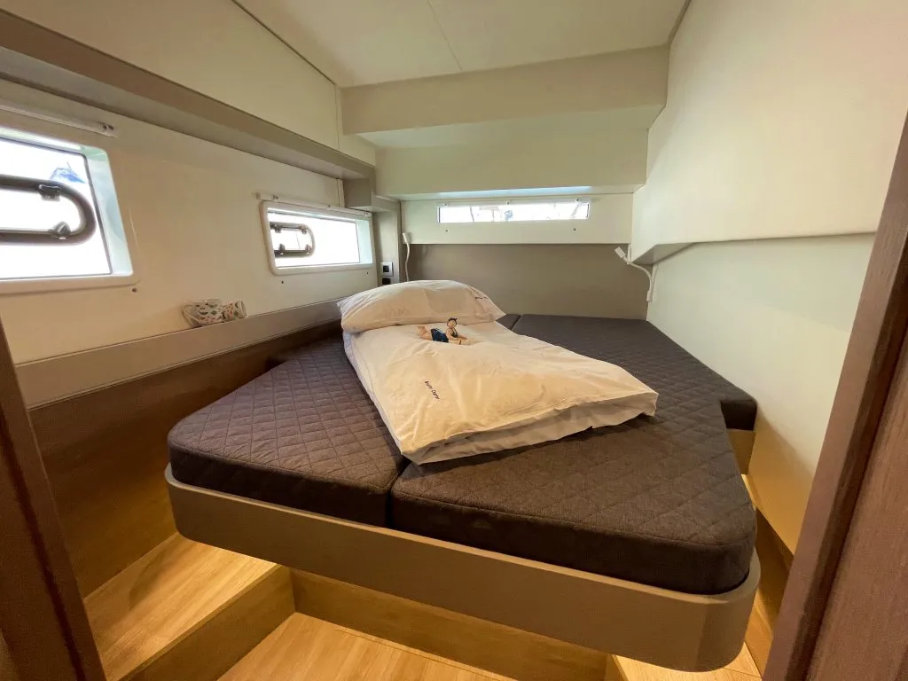 Cabin on Sail and Adventure, a Bali 4.2 catamaran at Pirovac, Croatia