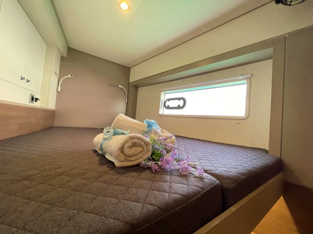 Cabin on Sail and Adventure, a Bali 4.2 catamaran at Pirovac, Croatia