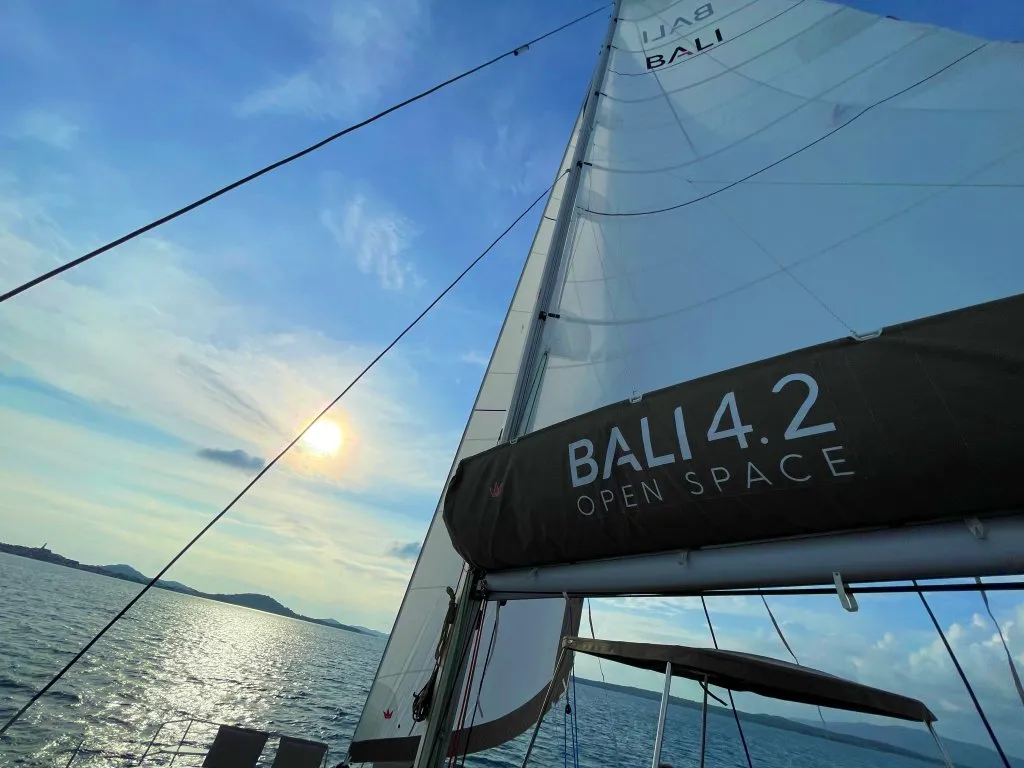 Sail and Adventure, a Bali 4.2 catamaran at Pirovac, Croatia