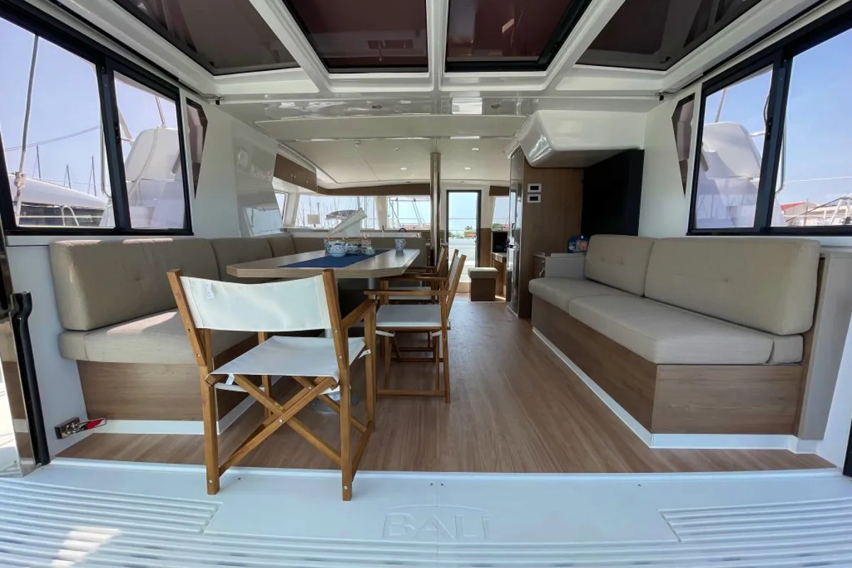 Salon of Sail and Adventure, a Bali 4.2 catamaran at Pirovac, Croatia