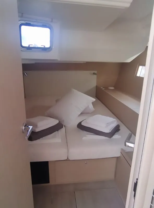 Cabin on ESCAPE, a Beneteau Oceanis 51.1 sailboat at Athens, Greece