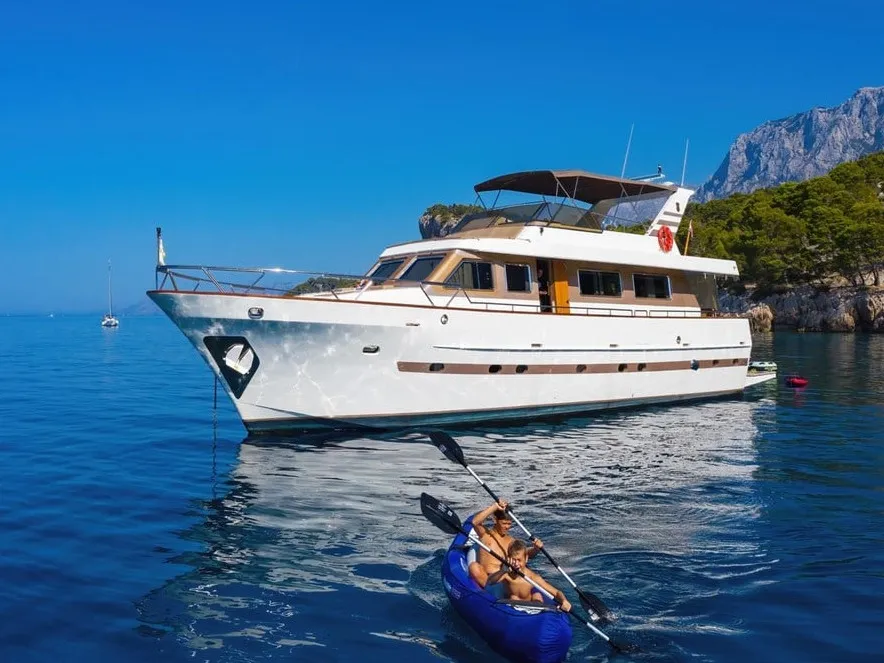 Exterior view of Custom Blanka, a Gulet Motoryacht motor yacht at Split, Croatia