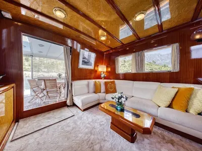 Salon of Custom Blanka, a Gulet Motoryacht motor yacht at Split, Croatia