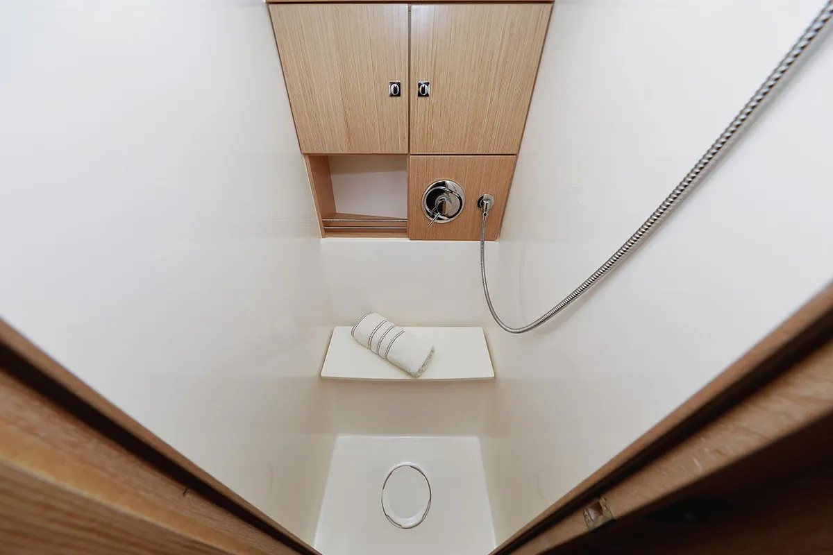 Head on Sirius, a Bavaria Cruiser 46 sailboat at Grad Pula, Croatia