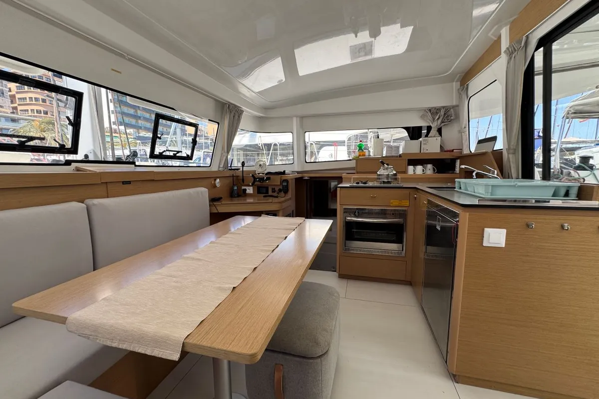 Galley of Lady Ellen - 1747/2025, a Excess 11 catamaran at Palma de Mallorca, Spain