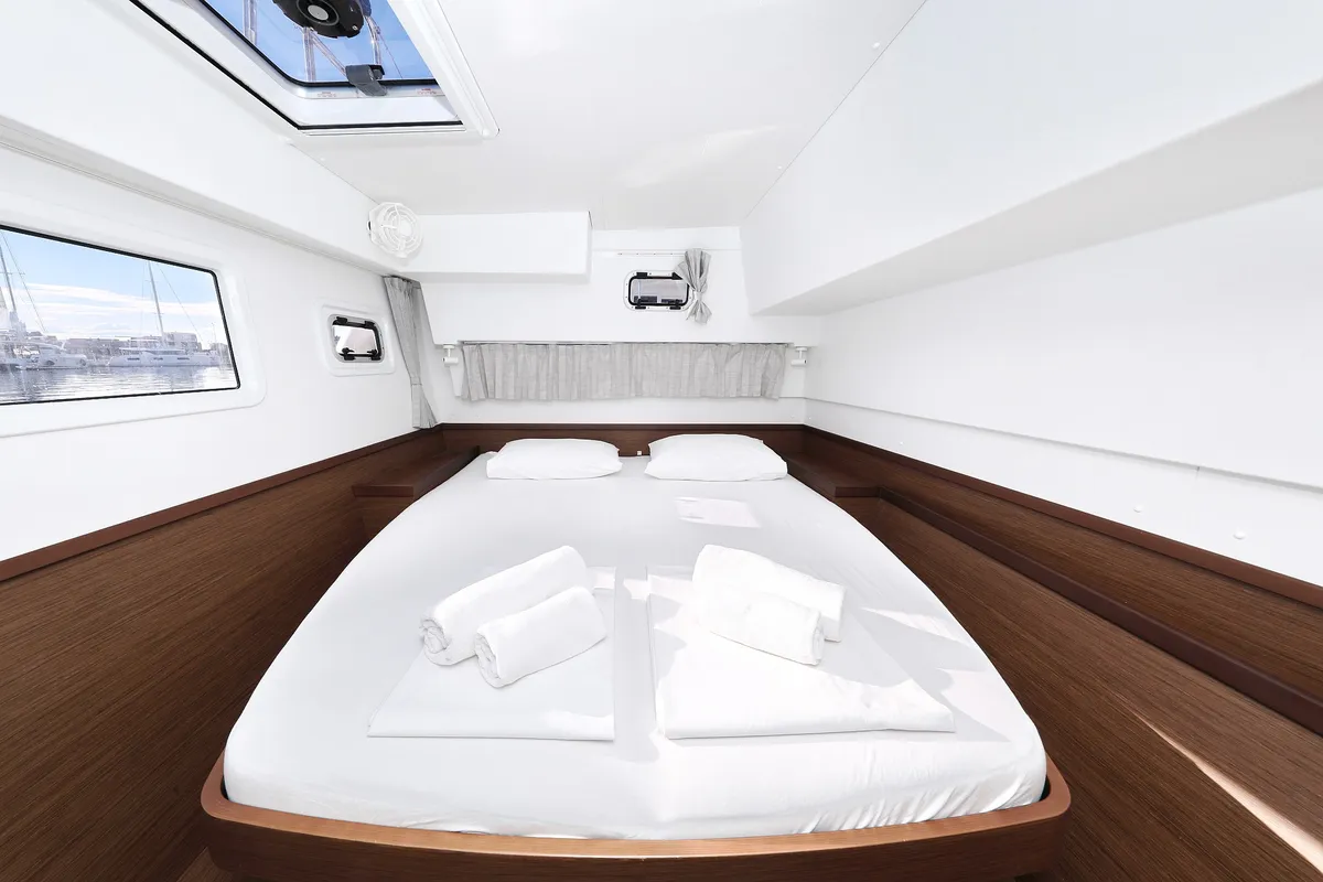 Cabin on Fat Cat, a Lagoon 42 catamaran at Općina Sukošan, Croatia
