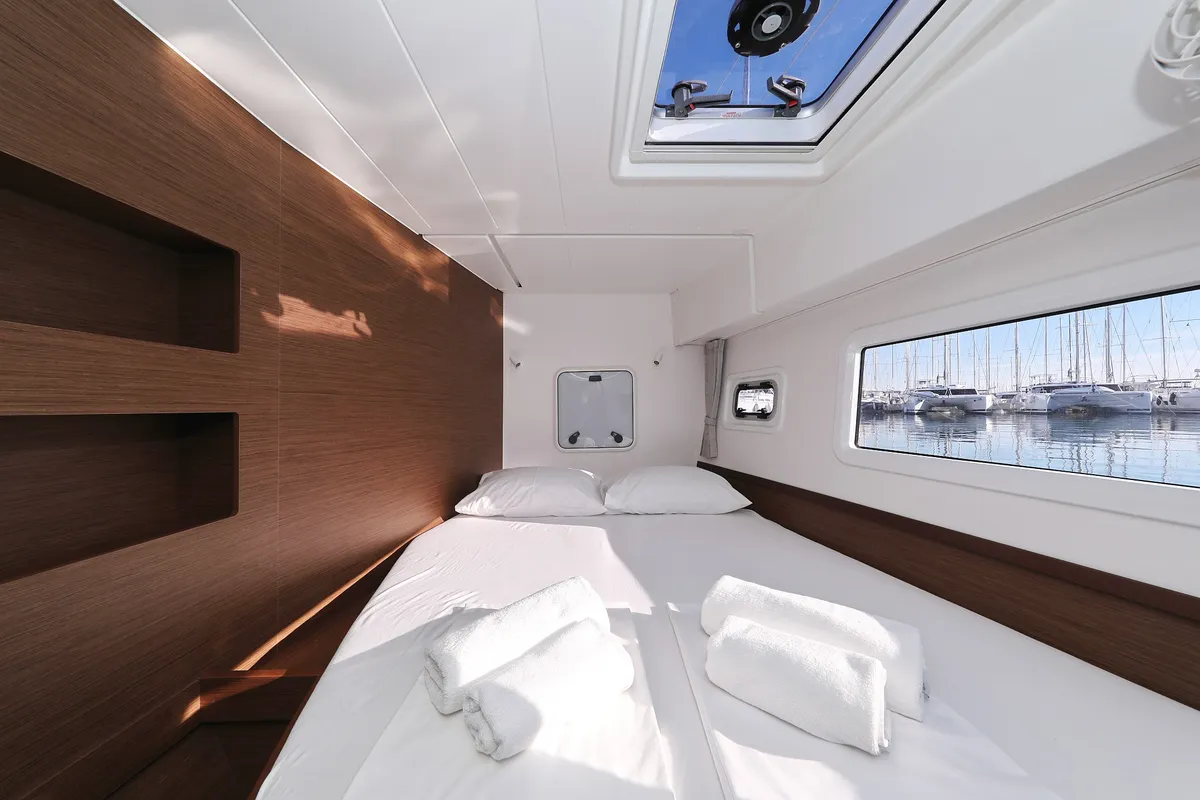 Cabin on Fat Cat, a Lagoon 42 catamaran at Općina Sukošan, Croatia
