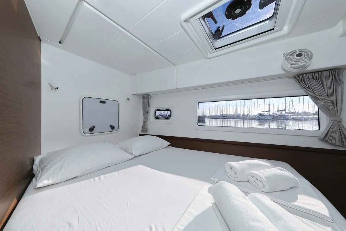 Cabin on Fat Cat, a Lagoon 42 catamaran at Općina Sukošan, Croatia