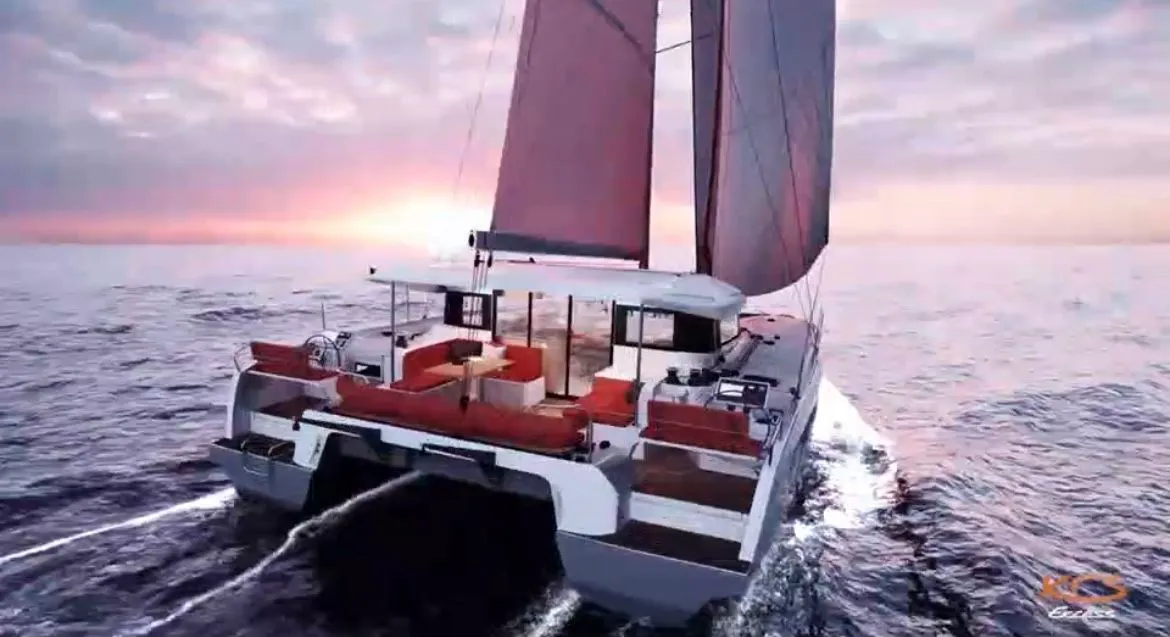 Windhunter, a Excess 14 catamaran at Dubrovnik, Croatia
