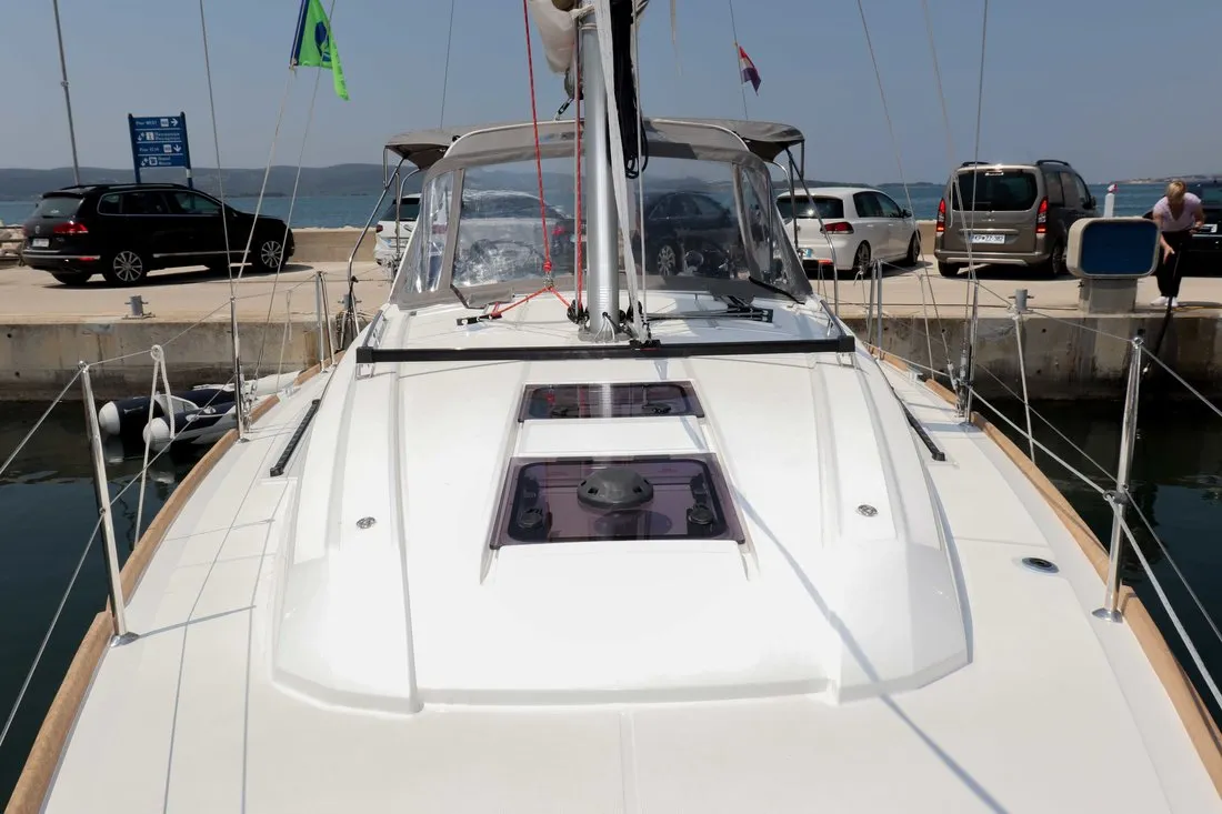 Aquarius, a Beneteau Oceanis 35.1 sailboat at Grad Biograd na Moru, Croatia
