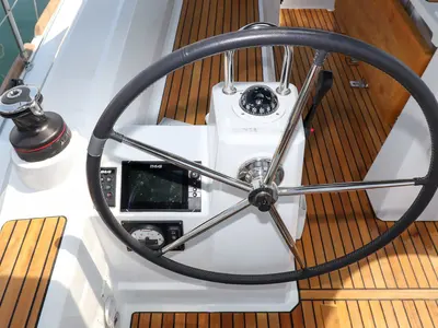 Aquarius, a Beneteau Oceanis 35.1 sailboat at Grad Biograd na Moru, Croatia
