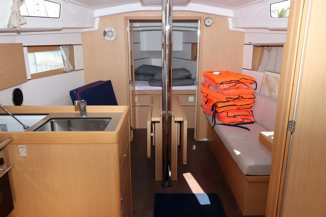 Aquarius, a Beneteau Oceanis 35.1 sailboat at Grad Biograd na Moru, Croatia