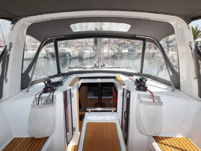 Aquarius, a Beneteau Oceanis 35.1 sailboat at Grad Biograd na Moru, Croatia