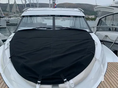 Deck of J&LO, a Grandezza 280C motorboat at Grad Trogir, Croatia
