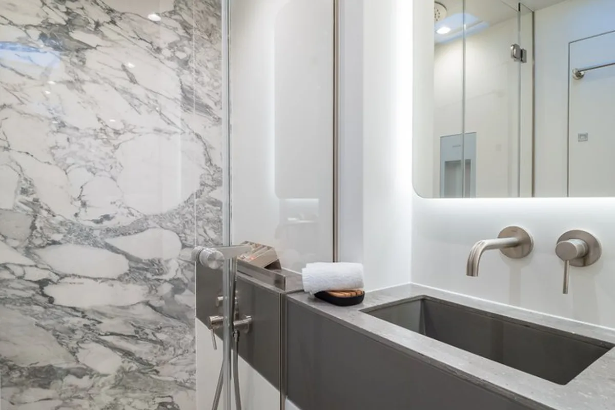 Head on Zara, a Sunreef 50 catamaran at Kaštela, Croatia