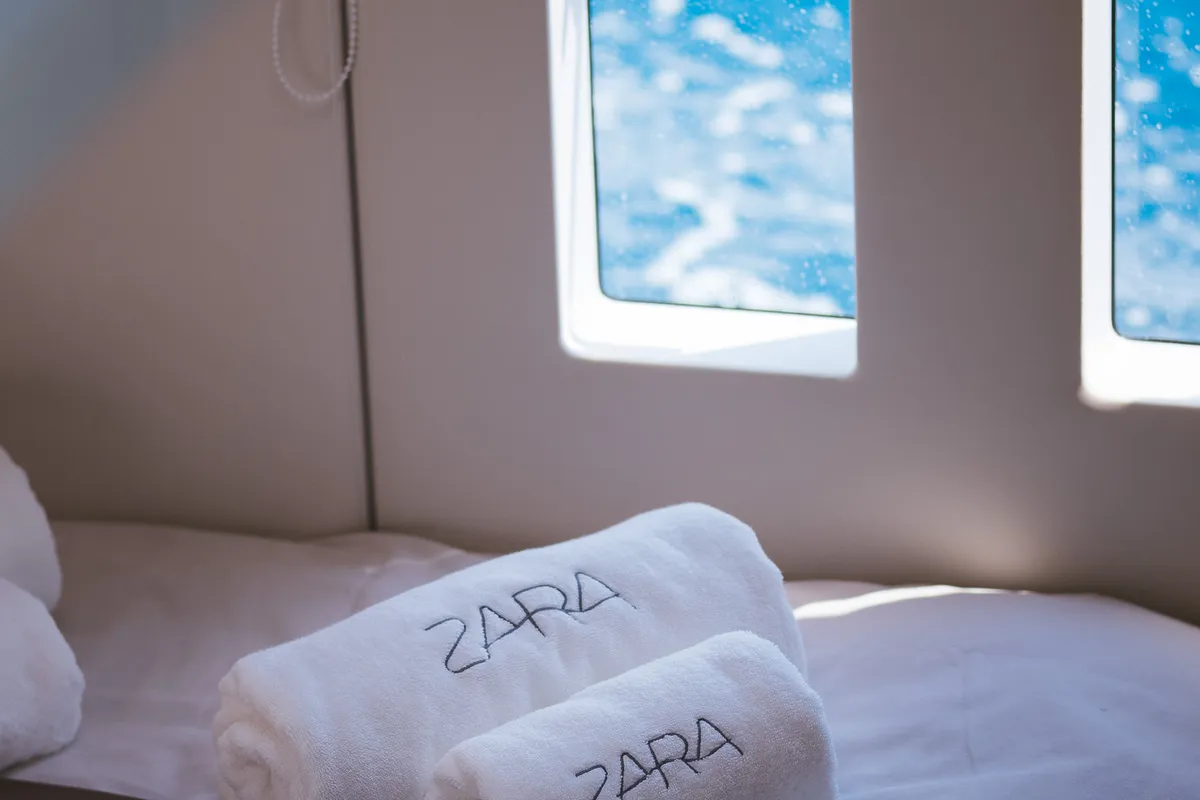 Cabin on Zara, a Sunreef 50 catamaran at Kaštela, Croatia