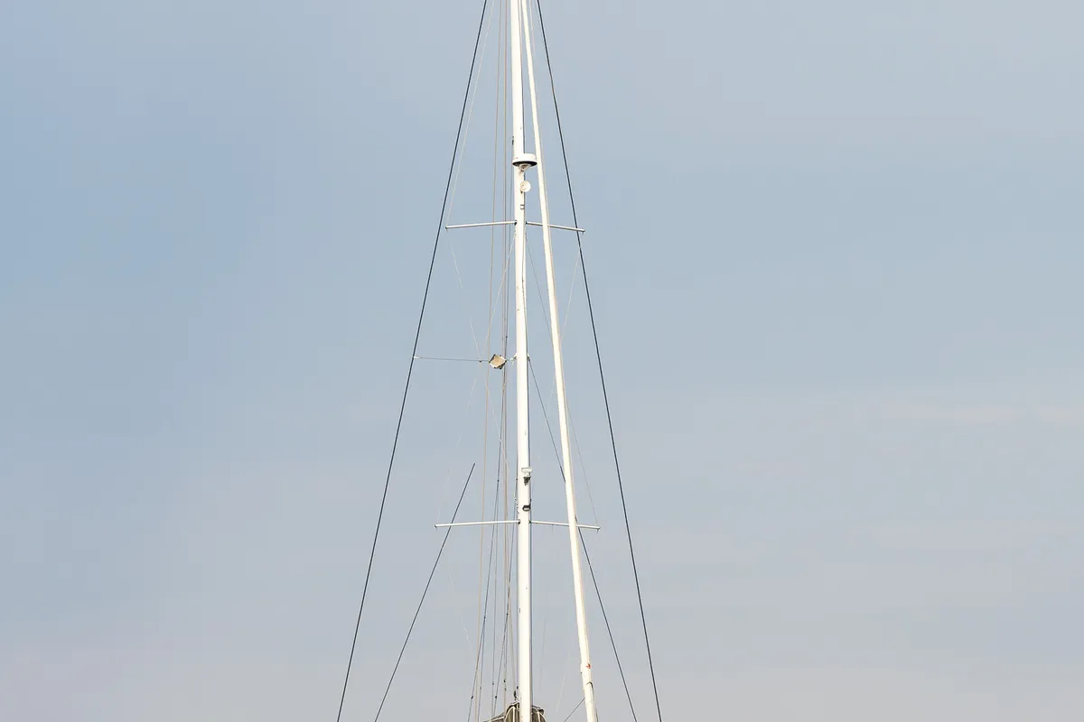 Exterior view of Zara, a Sunreef 50 catamaran at Kaštela, Croatia