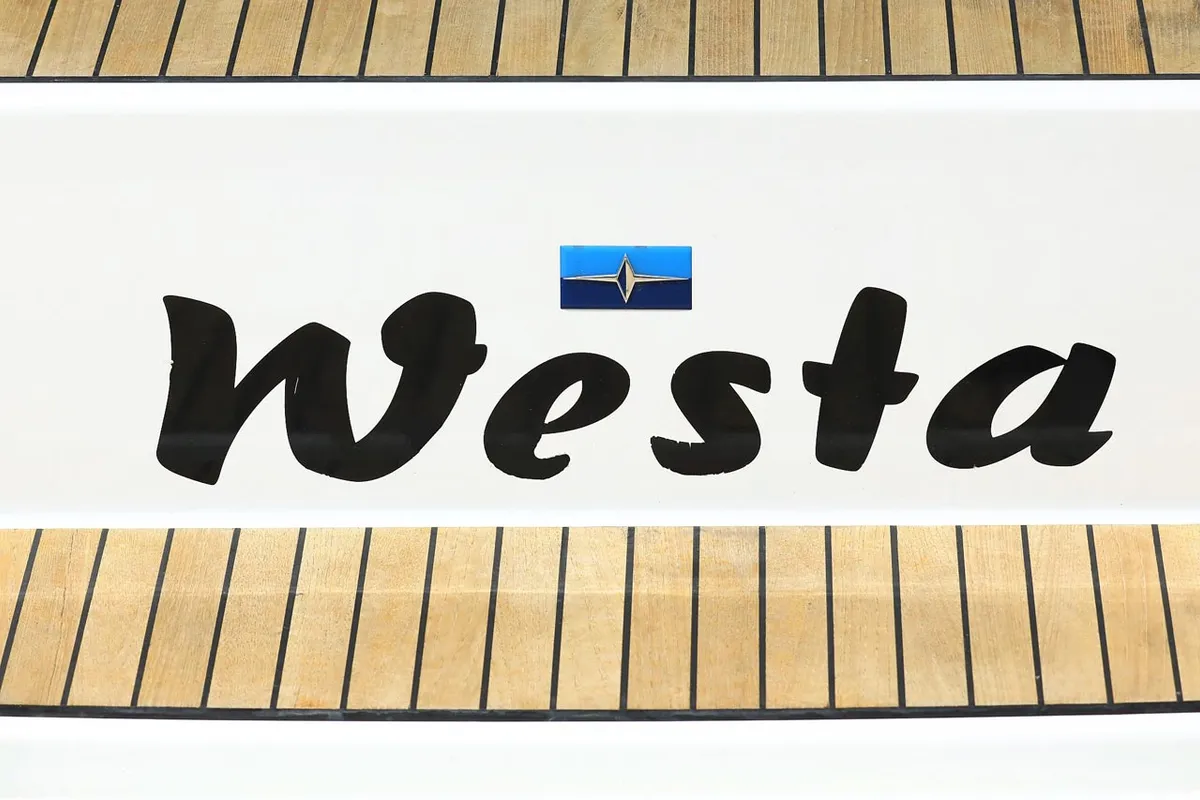 Westa, a Bavaria Cruiser 37 sailboat at Grad Biograd na Moru, Croatia