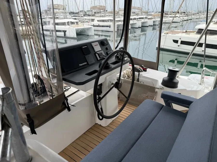 Bali 5.2 - 6 + 2 cab., a catamaran at Athens, Greece