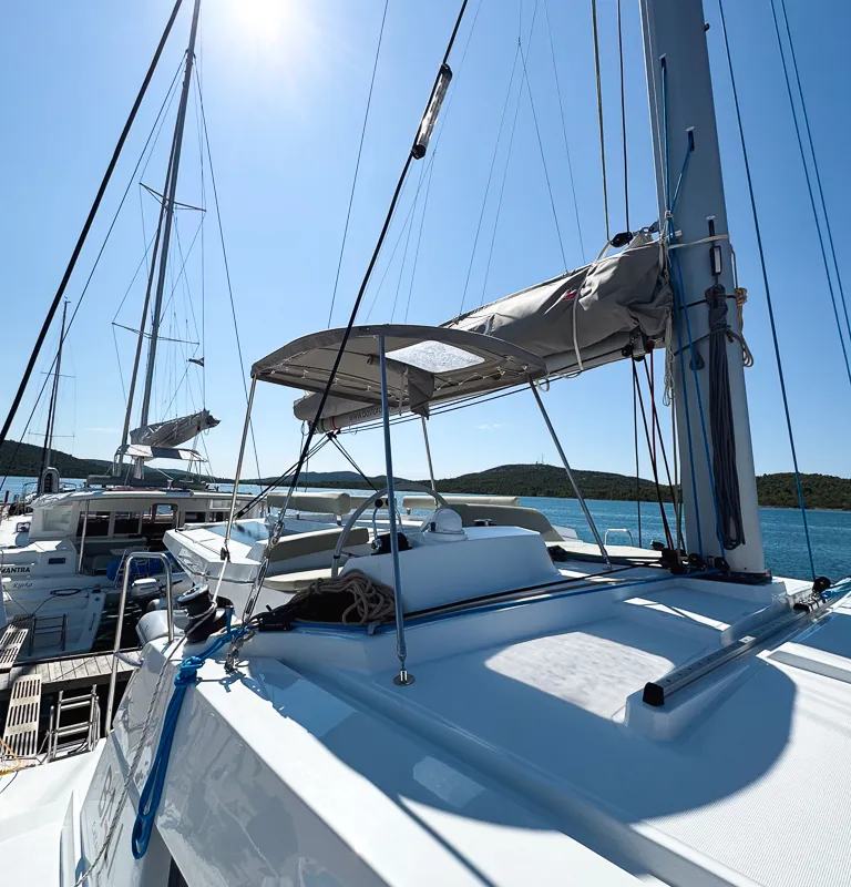 Zinfandel, a Bali 4.2 catamaran at Pirovac, Croatia