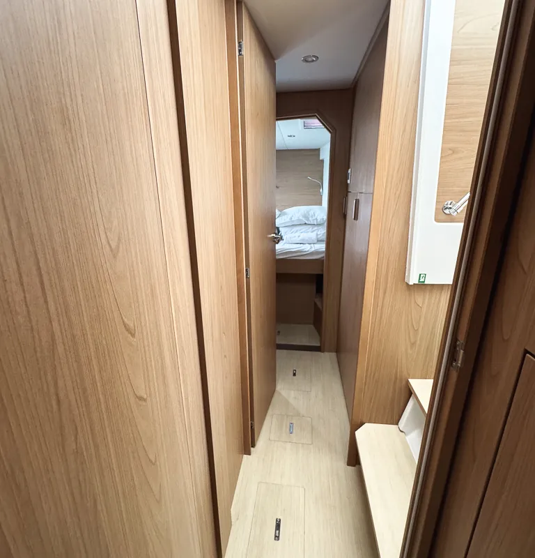 Cabin on Zinfandel, a Bali 4.2 catamaran at Pirovac, Croatia