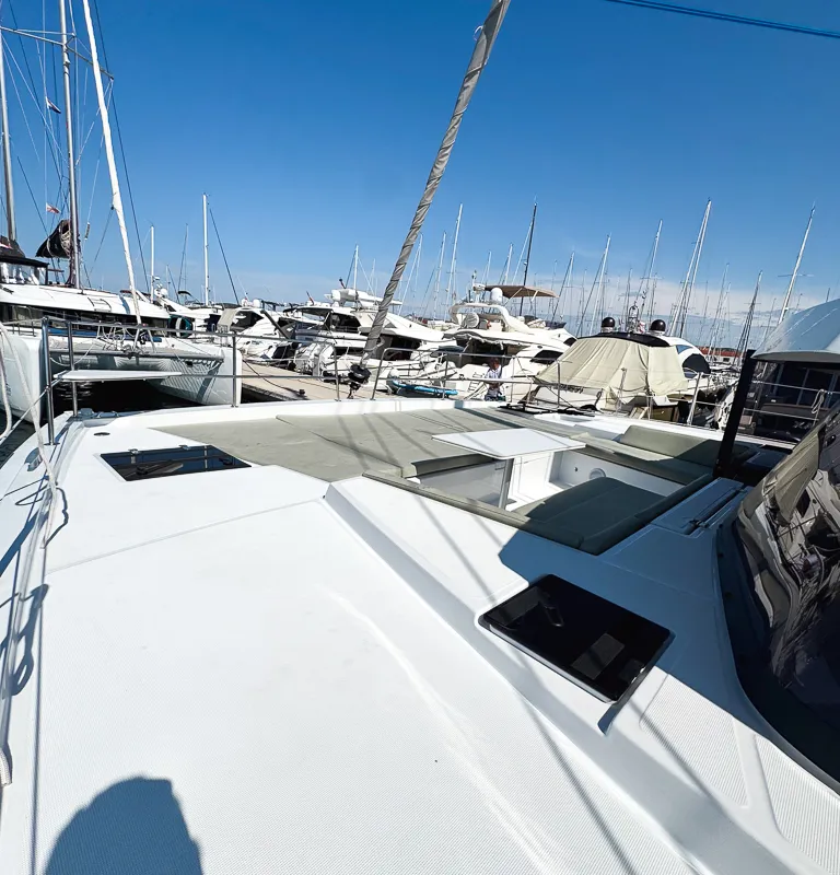 Zinfandel, a Bali 4.2 catamaran at Pirovac, Croatia
