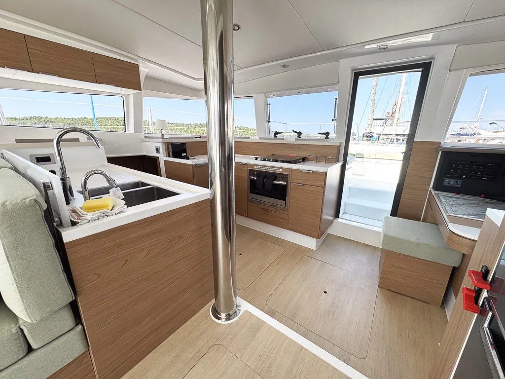 Zinfandel, a Bali 4.2 catamaran at Pirovac, Croatia