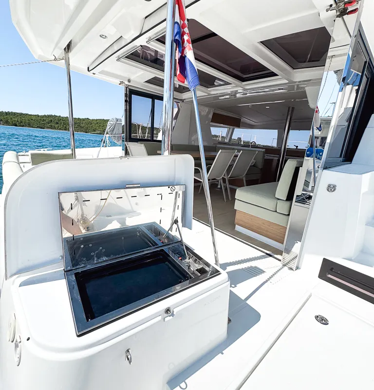Zinfandel, a Bali 4.2 catamaran at Pirovac, Croatia