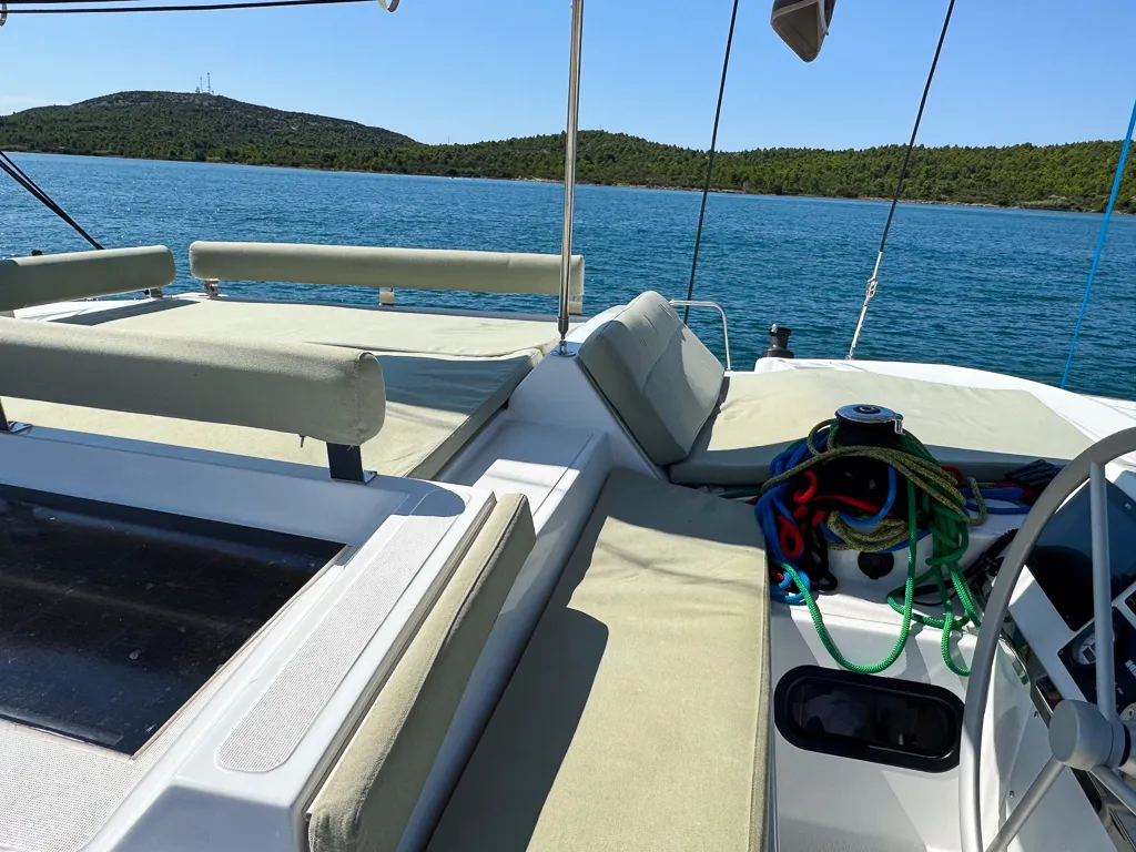 Zinfandel, a Bali 4.2 catamaran at Pirovac, Croatia