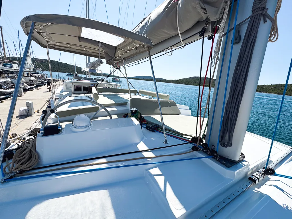 Zinfandel, a Bali 4.2 catamaran at Pirovac, Croatia