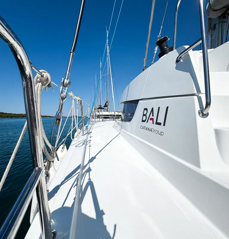 Zinfandel, a Bali 4.2 catamaran at Pirovac, Croatia