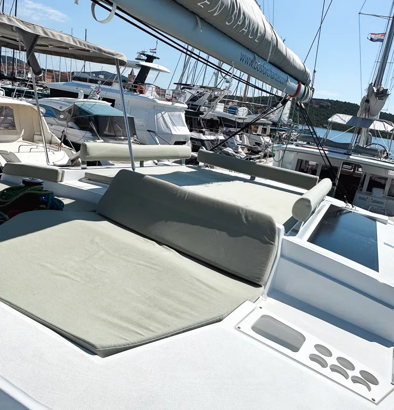Zinfandel, a Bali 4.2 catamaran at Pirovac, Croatia