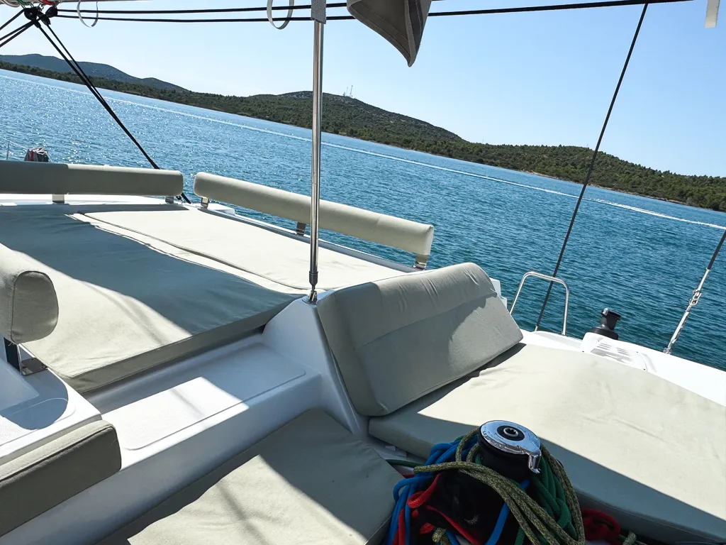 Zinfandel, a Bali 4.2 catamaran at Pirovac, Croatia