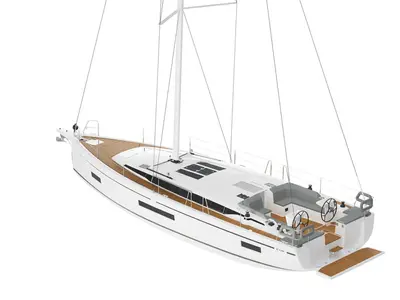 Felicia, a Bavaria C46 sailboat at Marmaris, Turkey
