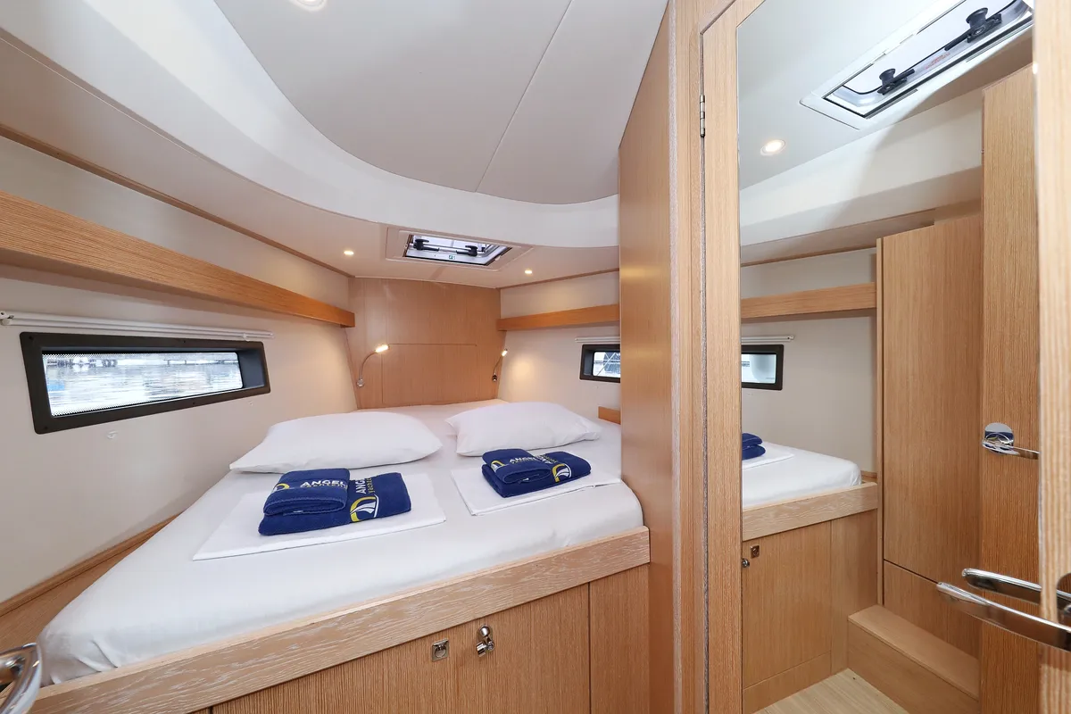 Cabin on Maupiti, a Bavaria C42 sailboat at Biograd na Moru, Croatia