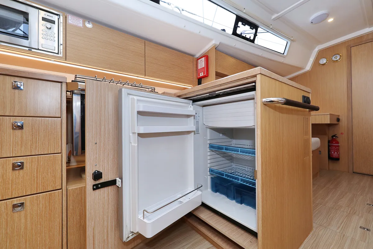 Galley of Maupiti, a Bavaria C42 sailboat at Biograd na Moru, Croatia