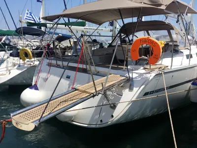 Exterior view of ENJOY, a Bavaria Cruiser 56 sailboat at Gdańsk, Poland