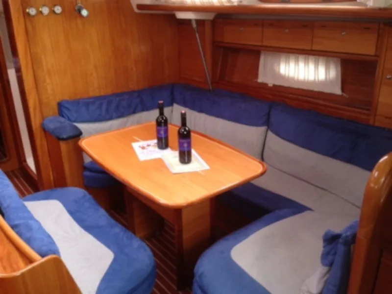 Salon of Makani, a Bavaria Cruiser 46 sailboat at Primošten, Croatia