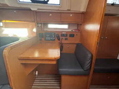 Salon of Maestral, a Bavaria Cruiser 41 sailboat at Općina Rogoznica, Croatia