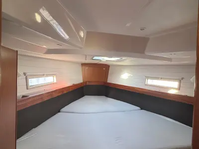 Cabin on Maestral, a Bavaria Cruiser 41 sailboat at Općina Rogoznica, Croatia