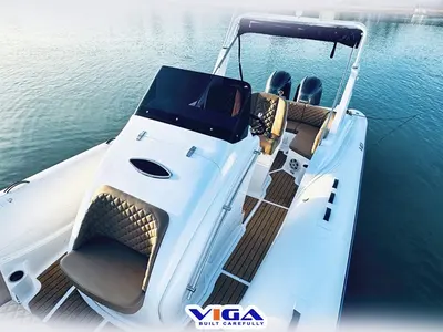 Deck of Viga Luxury 900, a Viga Luxury 900 RIB at Grad Pula, Croatia