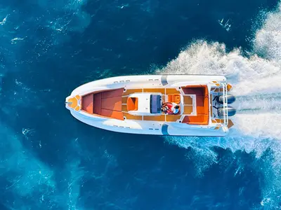 Exterior view of Viga Luxury 900, a Viga Luxury 900 RIB at Grad Pula, Croatia