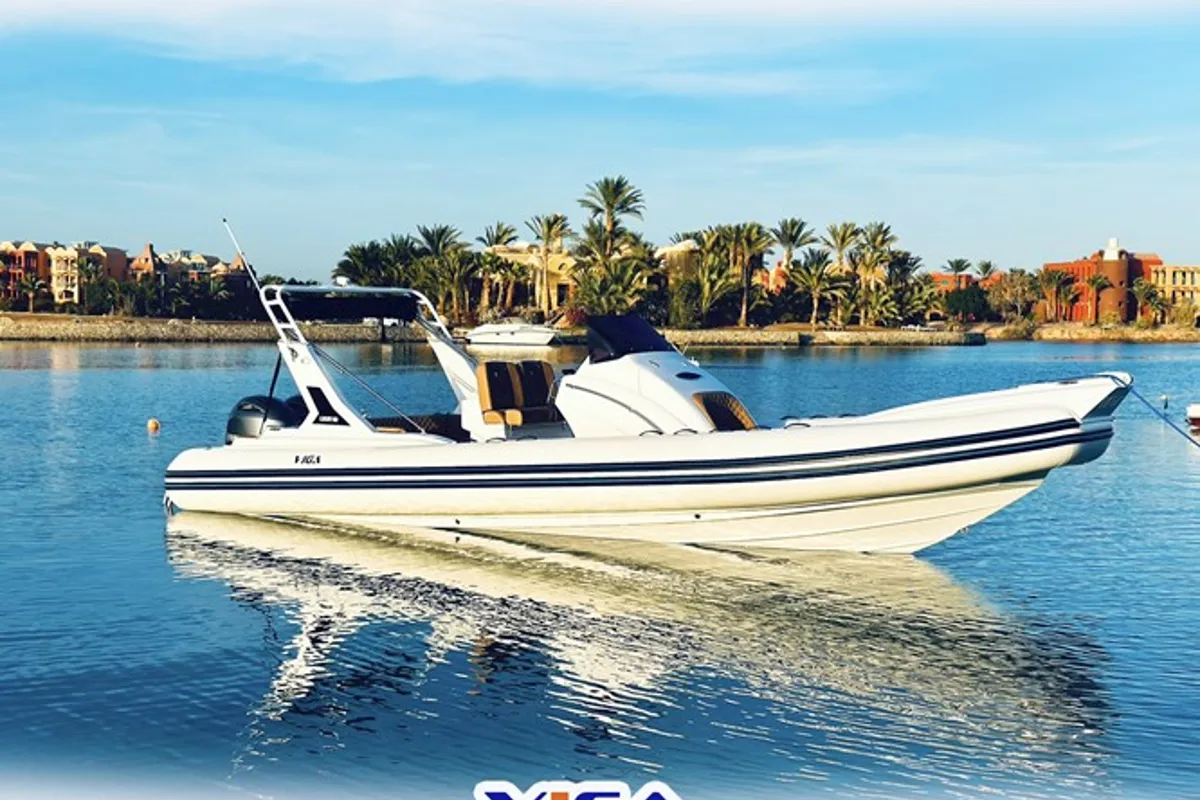 Exterior view of Viga Luxury 900, a Viga Luxury 900 RIB at Grad Pula, Croatia