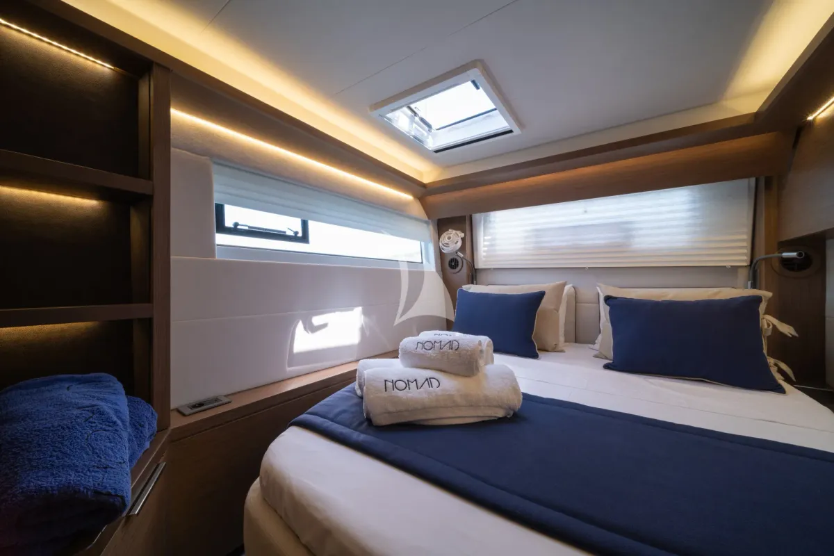 Cabin on Nomad 2, a Lagoon 50 catamaran at Municipal Unit of Lefkada, Greece