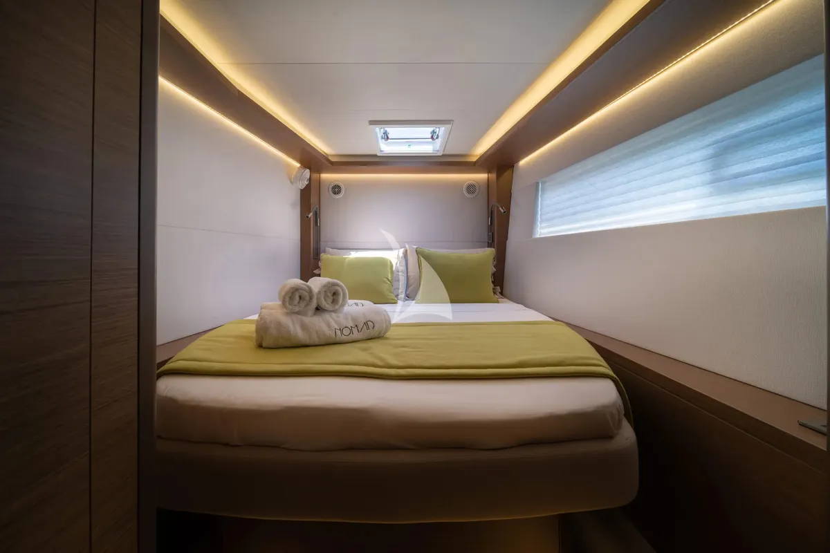 Cabin on Nomad 2, a Lagoon 50 catamaran at Municipal Unit of Lefkada, Greece