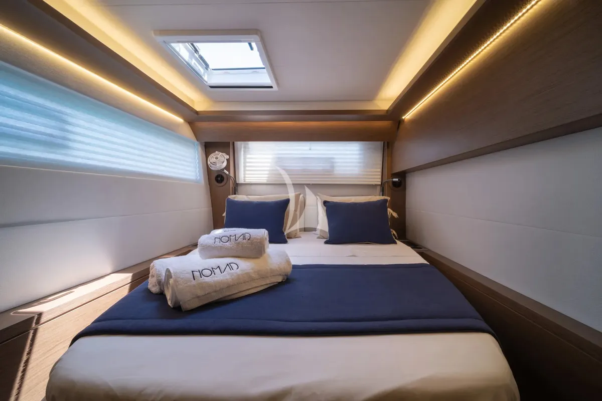 Cabin on Nomad 2, a Lagoon 50 catamaran at Municipal Unit of Lefkada, Greece