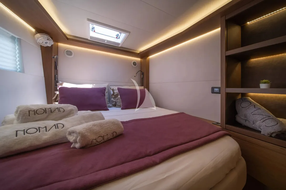 Cabin on Nomad 2, a Lagoon 50 catamaran at Municipal Unit of Lefkada, Greece