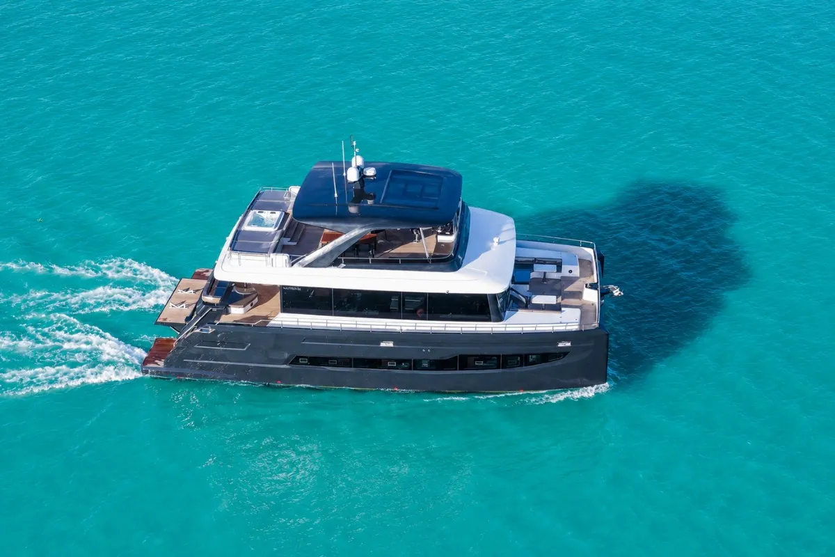 Premium, a Nauticks N62 catamaran at Pallini Municipal Unit, Greece