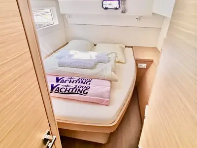 Cabin on SMILE, a Lagoon 40 catamaran at Grad Šibenik, Croatia